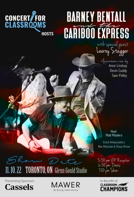Barney Bentall & The Cariboo Express Toronto 2022