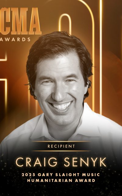 Craig Senyk awarded 2025 Gary Slaight Humanitarian Award by the CCMA