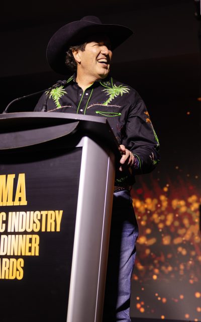 Craig Senyk takes home the 2025 Gary Slaight Music Humanitarian Award at the CCMAs